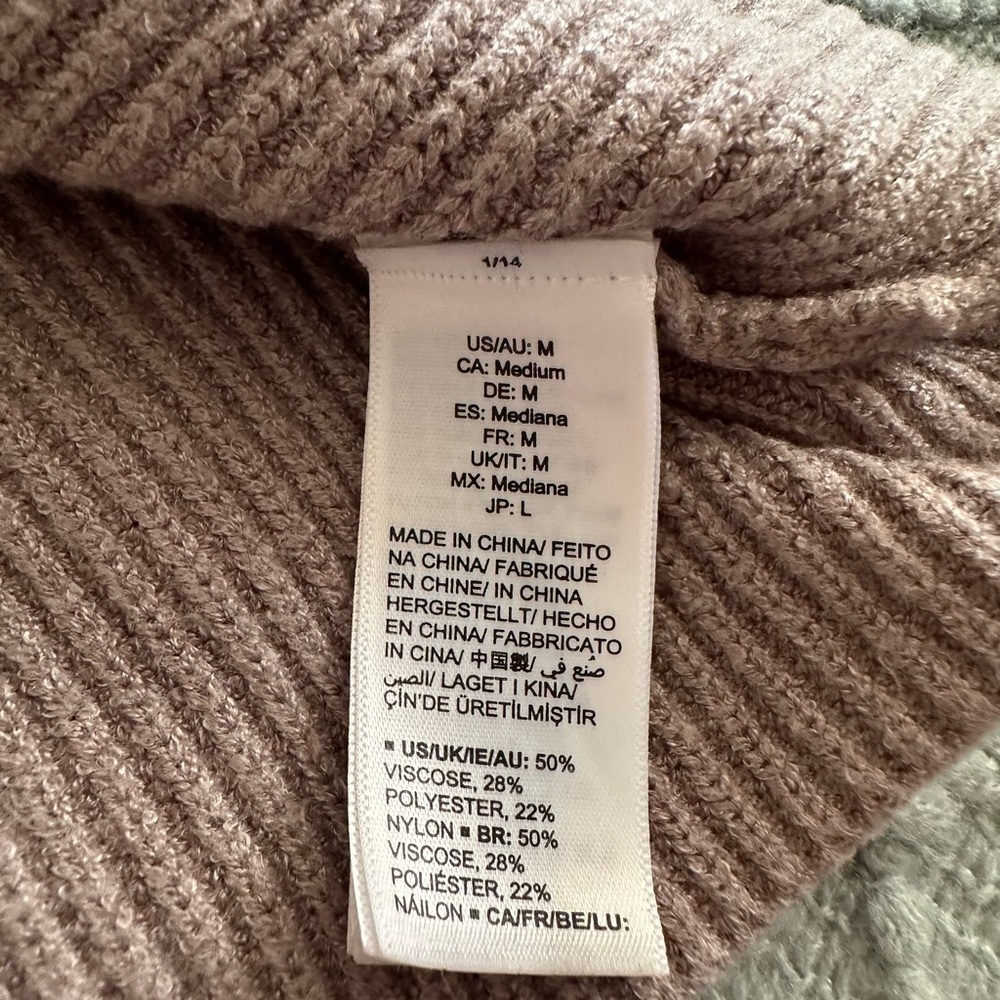 Women's Ribbed Sweater - Taupe - Picture 4 of 6